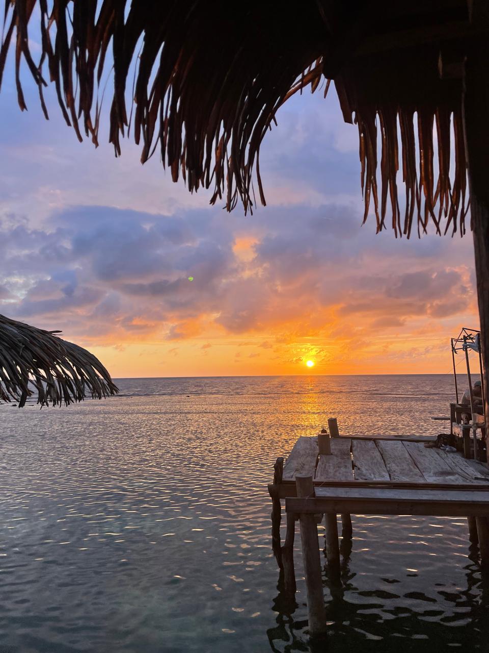 Sunset view from Pelican Bar